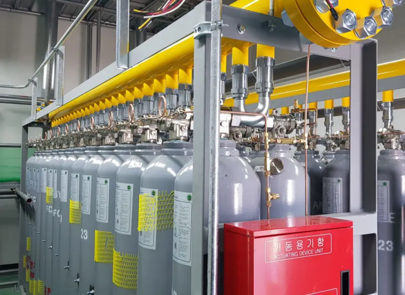 Clean Agent Cylinder Room